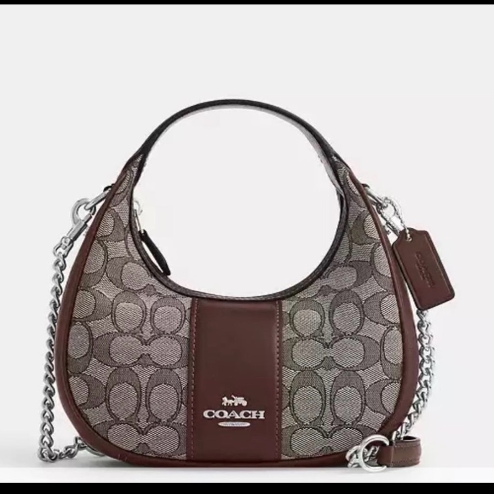 Coach Carmen Mini Crossbody In Signature Jacquard